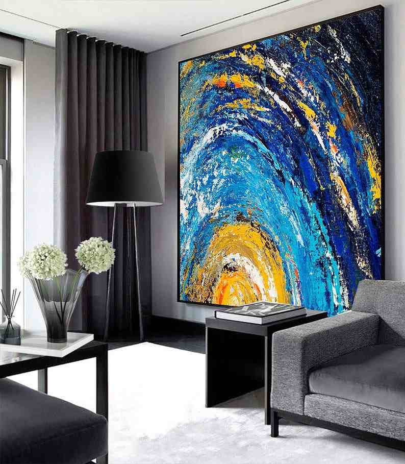 landscape sunset painting canvas design 6